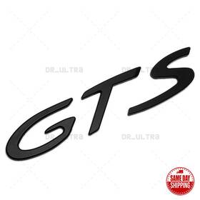 Genuine Porsche 958-559-675-30 Matte Black Look Gts Letters Rear Badge Liftgate Emblem Deck Lid