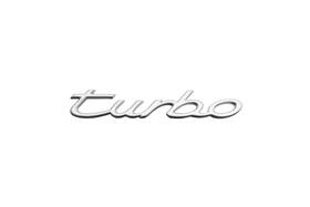 993.559.237.03.4pu Genuine Porsche Turbo Emblem - Chrome Plated 911 95-98 993559237034pu