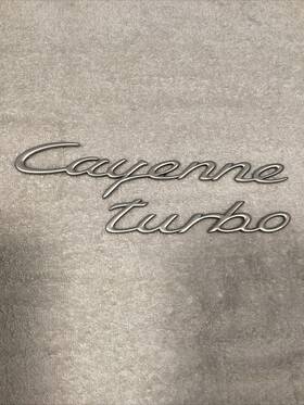 Rh162hf Genuine Rear Emblem For 2003-2006 2008 Porsche Cayenne Turbo 2004 2005