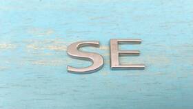 4958153-aa Genuine Saab Fender Emblem - Se For Front 1999-2002 9-3