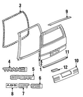 10211352 Gm Genuine Nameplate