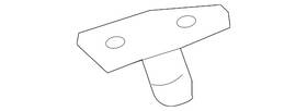 11571213 Gm Genuine Hood Ornament Retainer