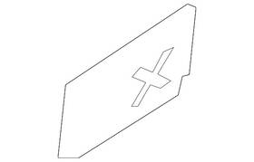 15292645 Gm Genuine Liftgate Cx Name Plate