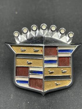 1600858 Gm 1973-74 Cadillac Oem Hood Emblem #1600858 By Vitrolux