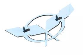 19207384 Gm Genuine Front Bumper Fascia Crossed-flags Logo