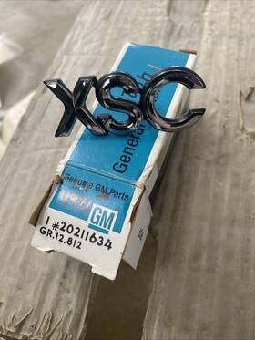 20211634 Gm 1981 Oldsmobile Tornado Xsc Emblem # Olds