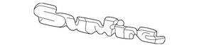 22596481 Gm Genuine Front Side Door Nameplate Plate Assembly