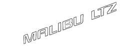 22842007 Gm Genuine Deck Lid Malibu Ltz Name Plate
