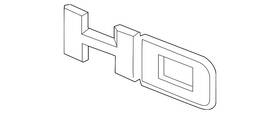 23229822 Gm Genuine Front Side Door Weight Class Hd Emblem