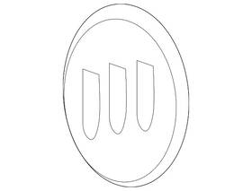 25759432 Gm Genuine Deck Lid Lucerne Name Plate