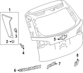 26344487 Gm Genuine Emblem