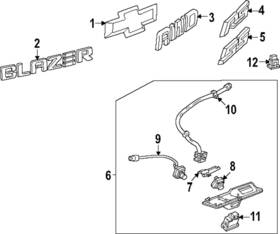 26479120 Gm Genuine Plate