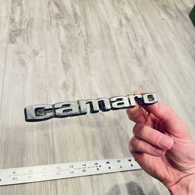 347559 Gm 1975 1976 1977 Chevy Camaro Fender Emblem Nameplate Script Badge Oem