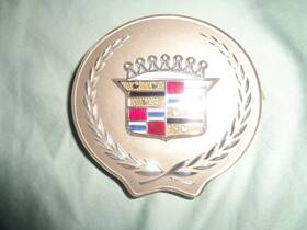 3543869 Gm 1994 Cadillac Deville Seville Trunk Lock Cover / Emblem New Oem Nos