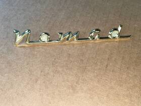 3732860 Gm Qty 1 - 1957 Chevrolet Chevy Nomad Emblem Gold Tailgate Script 57