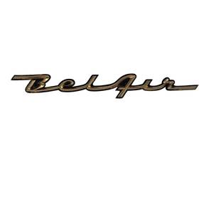 3736052 Gm 1955-1957 Chevrolet Bel Air Gold And Black Dash Trim Emblem Part Number