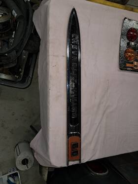 3753143 Gm 1958-59 Chevy Viking 60 Truck Fender Emblem Drivers Side Nice Vintage