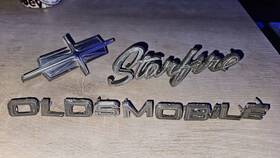 387056 Gm 387004 1965 66 Oldsmobile Starfire Fender Emblem And Logo Vintage Olds Oem
