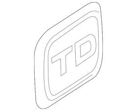 39022068 Gm Genuine Liftgate Trim Level Name Plate