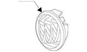 39104440 Gm Genuine Black Front Grille Emblem