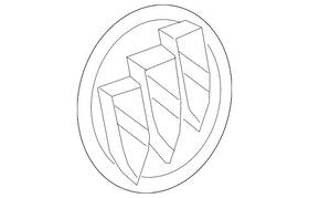 39123813 Gm Genuine Liftgate Emblem