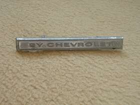 3942788 Gm Original 1969 Chevelle Header Panel Emblem Badge Script By Chevrolet No