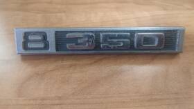 3980000 Gm Vintage Chevy Gmc Truck 8 350 Emblem Metal Nameplate Badge Ornament Old Car Rare