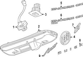 42777007 Gm Genuine F Plate