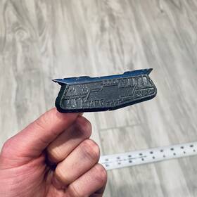 4648485 Gm Chevrolet Chevy 1955 1956 Bel-air Rear Quarter Panel Emblem Badge