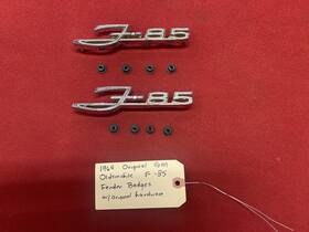 588823 Gm 1964 Original Oldsmobile F-85 Fender Badges/emblems