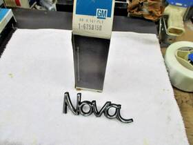 6258150 Gm 1973 1974 Nova Nos Front Fender Emblem #6258150