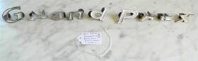 7664337 Gm 67 Pontiac Grand Prix Rear Lower Quarter Panel Letters Emblem 764345 02