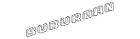 84214132 Gm Genuine Black Driver Side Liftgate Vehicle Name Plate