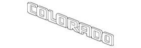 84467003 Gm Genuine Chrome Vehicle Name Plate Colorado