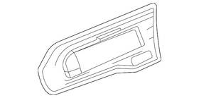 84586289 Gm Genuine Nightrider Chrome Front Driver Side Fender Ornamentation Vent