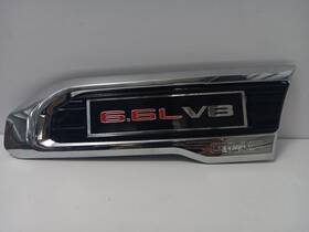84586295 Gm 2020-23 Gmc Sierra Nightrider Chrome Lh Fender Emblem- Part#