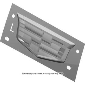 84592289 Gm Genuine Galvano Silver Passenger Side Fender Emblem