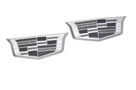 84672031 Gm Genuine Cadillac Emblems In Monochrome Finish