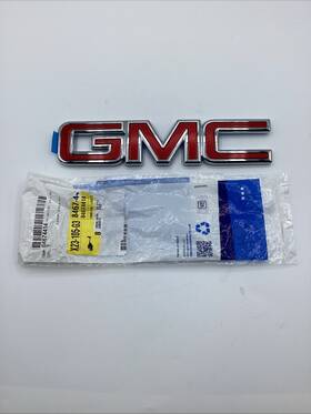 84674414 Gm Oem New 2015-2020 Gmc Yukon Xl Acadia Sle Red Liftgate Emblem