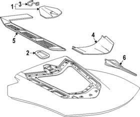 84907741 Gm Genuine Deck Lid Emblem