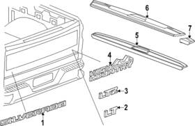 84978013 Gm Genuine Nameplate