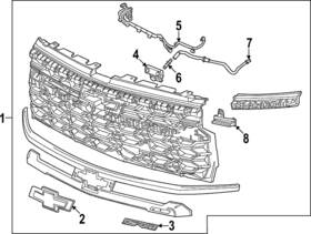 87834897 Gm Genuine F Plate
