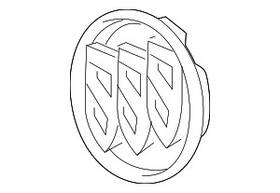 87858065 Gm Genuine Emblem Front Grille