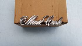 8798374 Gm Nice Used 1970-1972 Chevrolet Monte Carlo Roof Sail Panel Script
