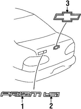 94853955 Gm Genuine Nameplate