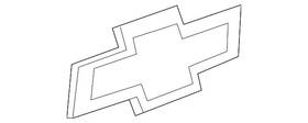 95122464 Gm Genuine Liftgate Outside Handle Bowtie Emblem