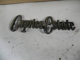 9625395 Gm 1974-1976 Chevrolet Caorice Estate Script Emblem Badge Vintage Nice