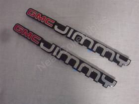 15657592 Gmc Other See Details Nos Oem Pair Of Jimmy Nameplate Emblem 1991 - 1993