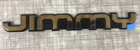 15963239 Gmc Oem Jimmy Gold Rear Door End Gate Emblem 1996 - 97