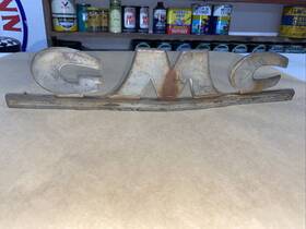 2227865 Gmc 1948 - 1954 Truck Front Grill Emblem Painted Style Curved